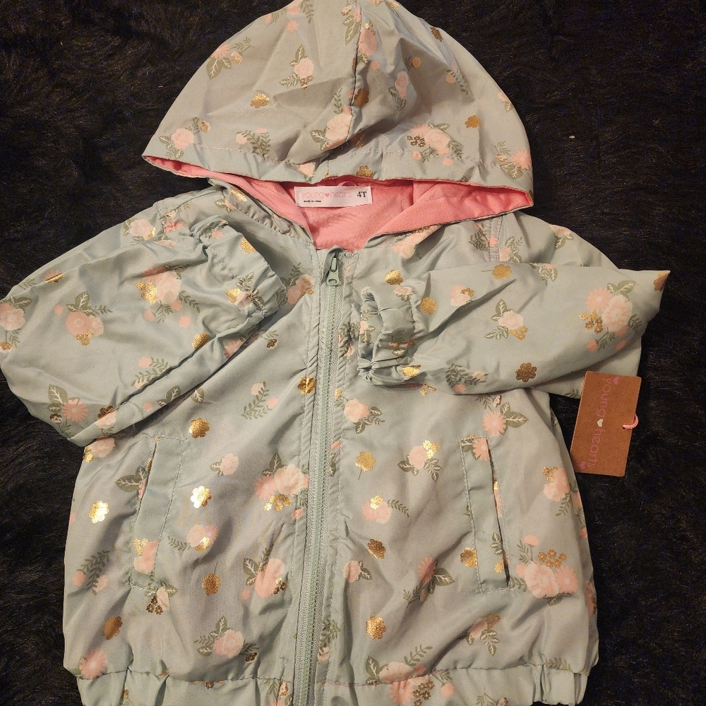Toddler hoodie by Young Hearts.